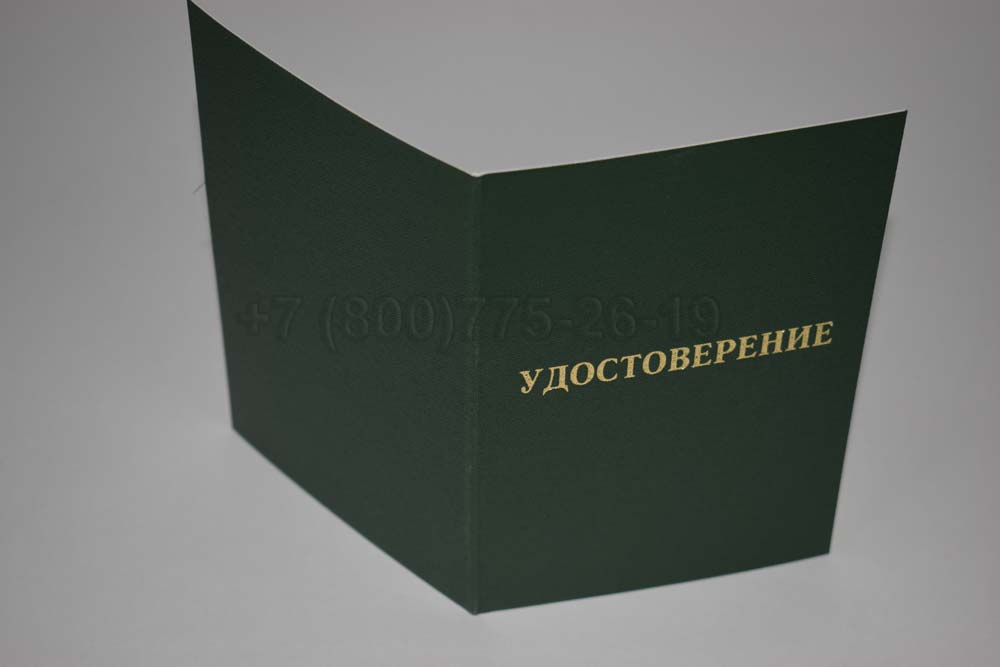 Удостоверение ординатуры Гознак 2007-2013 год выпуска г.Иркутск